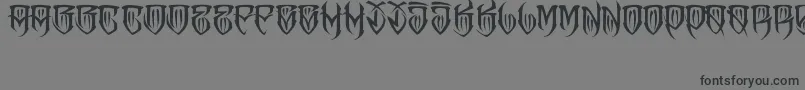 JAKEJARKOR   FELONA-Schriftart – Schwarze Schriften auf grauem Hintergrund
