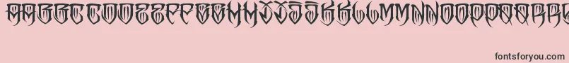 JAKEJARKOR   FELONA Font – Black Fonts on Pink Background