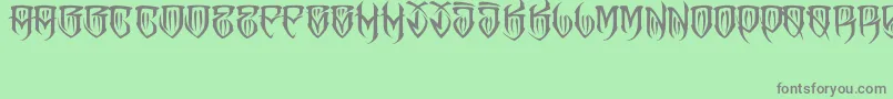 JAKEJARKOR   FELONA Font – Gray Fonts on Green Background