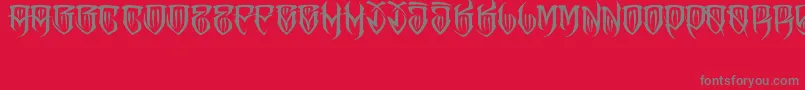 JAKEJARKOR   FELONA Font – Gray Fonts on Red Background