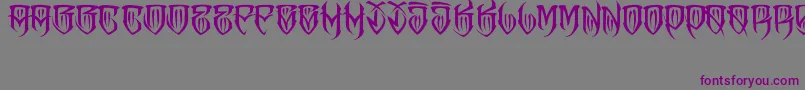 Шрифт JAKEJARKOR   FELONA – фиолетовые шрифты на сером фоне