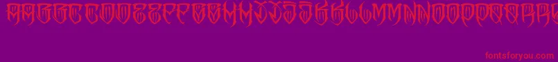 JAKEJARKOR   FELONA Font – Red Fonts on Purple Background