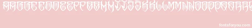 JAKEJARKOR   FELONA Font – White Fonts on Pink Background