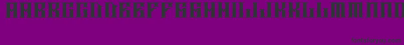 JAKEJARKOR   INGOBERNABLE-Schriftart – Schwarze Schriften auf violettem Hintergrund