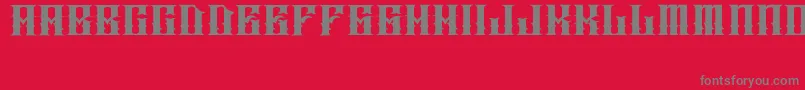 Fonte JAKEJARKOR   INGOBERNABLE – fontes cinzas em um fundo vermelho
