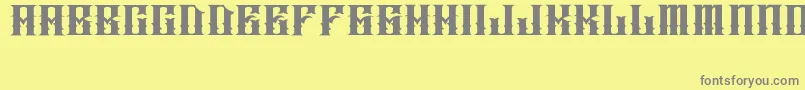 JAKEJARKOR   INGOBERNABLE Font – Gray Fonts on Yellow Background