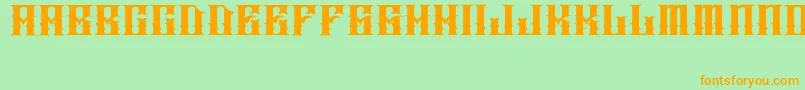 More about JAKEJARKOR INGOBERNABLE Font JAKEJARKOR INGOBERNABLE Font – Orange Fonts on Green Background