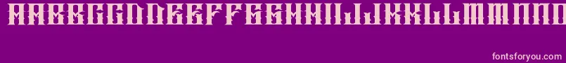 JAKEJARKOR   INGOBERNABLE Font – Pink Fonts on Purple Background