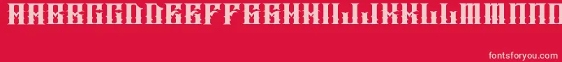 JAKEJARKOR   INGOBERNABLE Font – Pink Fonts on Red Background