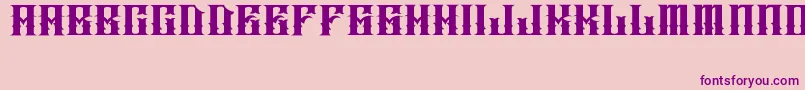 JAKEJARKOR   INGOBERNABLE Font – Purple Fonts on Pink Background