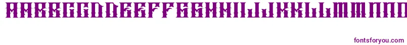 JAKEJARKOR   INGOBERNABLE Font – Purple Fonts on White Background