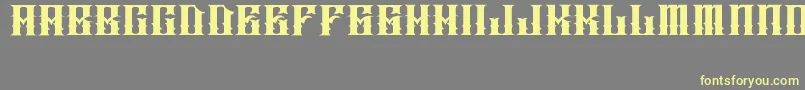 JAKEJARKOR   INGOBERNABLE Font – Yellow Fonts on Gray Background