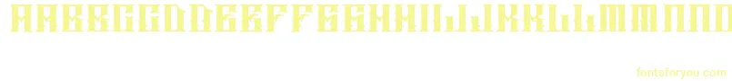 Czcionka JAKEJARKOR   INGOBERNABLE – żółte czcionki
