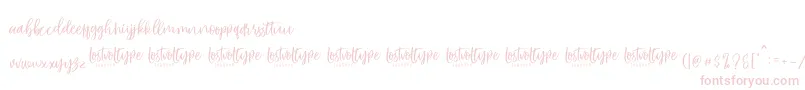 Saiba mais sobre a fonte VayenthaScript Fonte VayenthaScript – fontes rosa em um fundo branco
