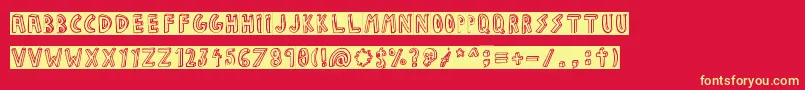 JALISCO COMPANY Font – Yellow Fonts on Red Background