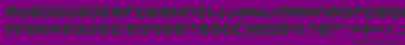 JAMES GLOVER Bold Font – Black Fonts on Purple Background