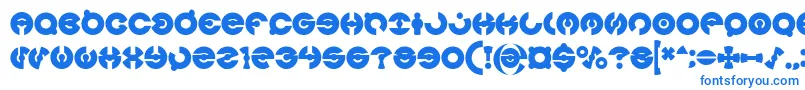 JAMES GLOVER Bold Font – Blue Fonts on White Background