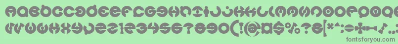 JAMES GLOVER Bold Font – Gray Fonts on Green Background