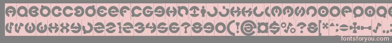 JAMES GLOVER Inverse Font – Pink Fonts on Gray Background