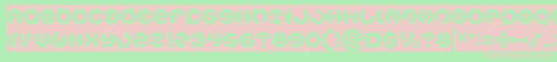 JAMES GLOVER Inverse Font – Pink Fonts on Green Background