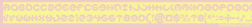 JAMES GLOVER Inverse Font – Yellow Fonts on Pink Background