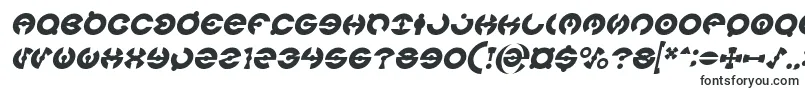 JAMES GLOVER Italic-fontti – täytetyt fontit