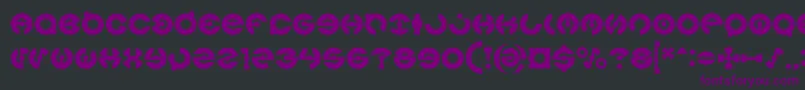 JAMES GLOVER Font – Purple Fonts on Black Background