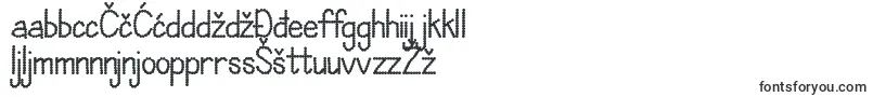 Шрифт JandaPolkadotParty – боснийские шрифты