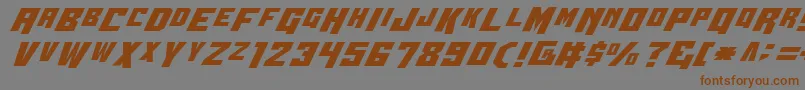 Шрифт Wbv4 – коричневые шрифты на сером фоне