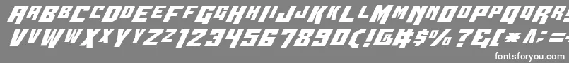 Wbv4 Font – White Fonts on Gray Background