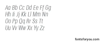 JaneRoe LightItalic Font