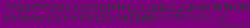 JANGB    Font – Black Fonts on Purple Background
