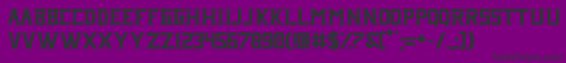 Janji neue Font – Black Fonts on Purple Background