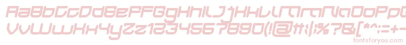 JAPAN Bold Italic Font – Pink Fonts on White Background