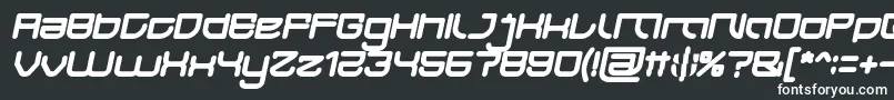 フォントJAPAN Bold Italic – 白い文字