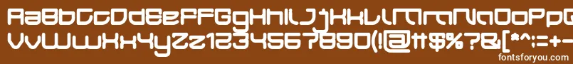 フォントJAPAN Bold – 茶色の背景に白い文字