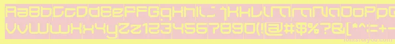 JAPAN Inverse Font – Pink Fonts on Yellow Background