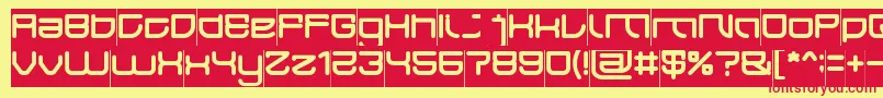 JAPAN Inverse Font – Red Fonts on Yellow Background