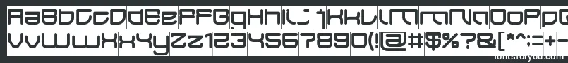 Шрифт JAPAN Inverse – белые шрифты на чёрном фоне