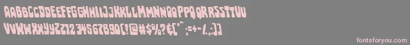fuente Pocketmonsterleft – Fuentes Rosadas Sobre Fondo Gris