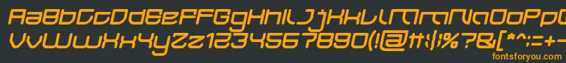 Więcej informacji o czcionce JAPAN Italic Czcionka JAPAN Italic – pomarańczowe czcionki na czarnym tle