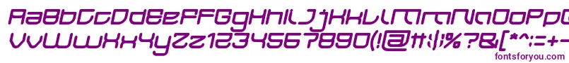 JAPAN Italic-fontti – violetit fontit