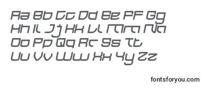 Überblick über die Schriftart JAPAN Italic