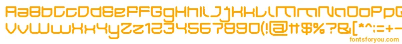 Шрифт JAPAN Light – оранжевые шрифты на белом фоне