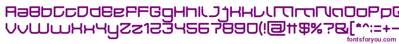 Шрифт JAPAN Light – фиолетовые шрифты на белом фоне