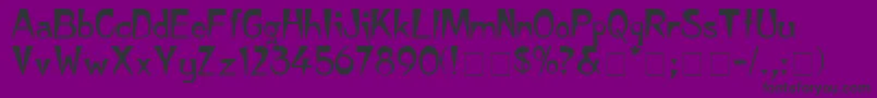 Japan-Schriftart – Schwarze Schriften auf violettem Hintergrund