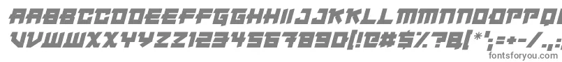 Japanese Robot Italic Font – Gray Fonts