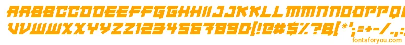 Police Japanese Robot Italic – polices orange