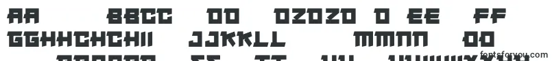 Шрифт Japanese Robot – словацкие шрифты