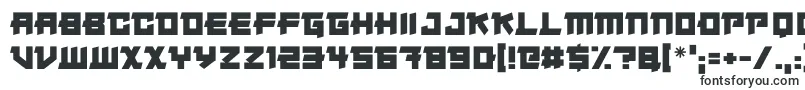 Japanese Robot-fontti – ääriviivafontit